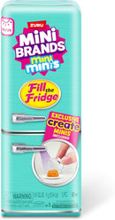 Mini Geladeira Mini Brands + 3 Capsulas